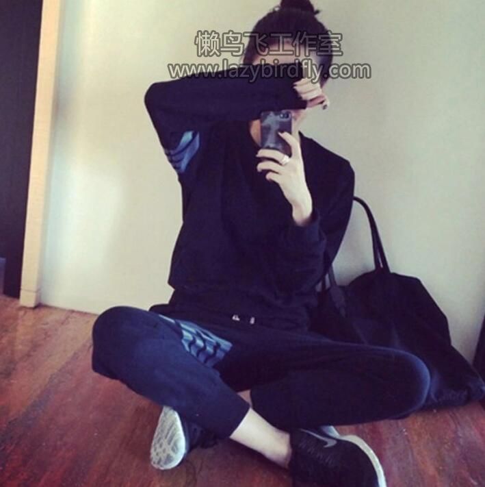 春装装宽松运动套装女 大码女装胖mm休闲时尚春