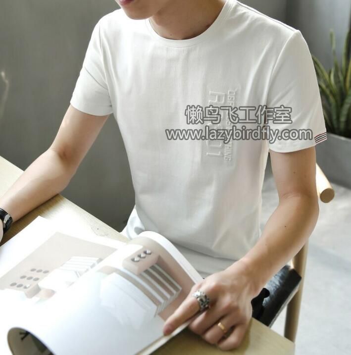 夏季男士简约百搭短袖T恤